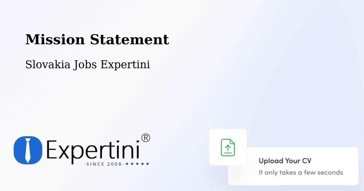 Corporate Mission – Dolný Kubín - Slovakia Jobs Expertini